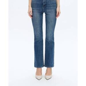 NEW BAYEAS high rise bootcut denim jeans in marine